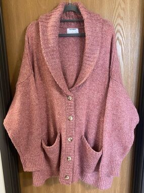 Old Navy Shawl Collar Cardigan in Rose-Mauve